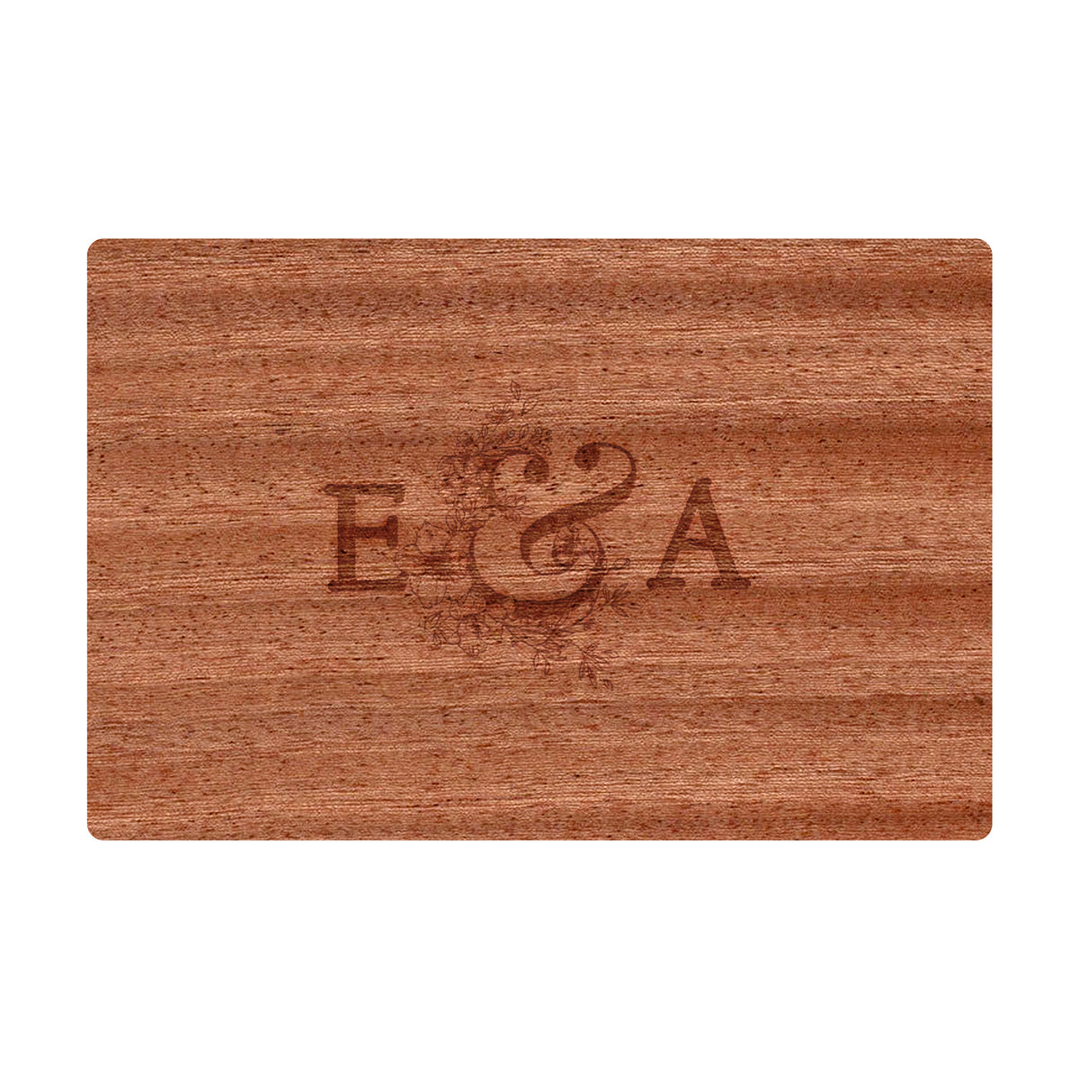 Couple Initials Wedding Cutting Board
