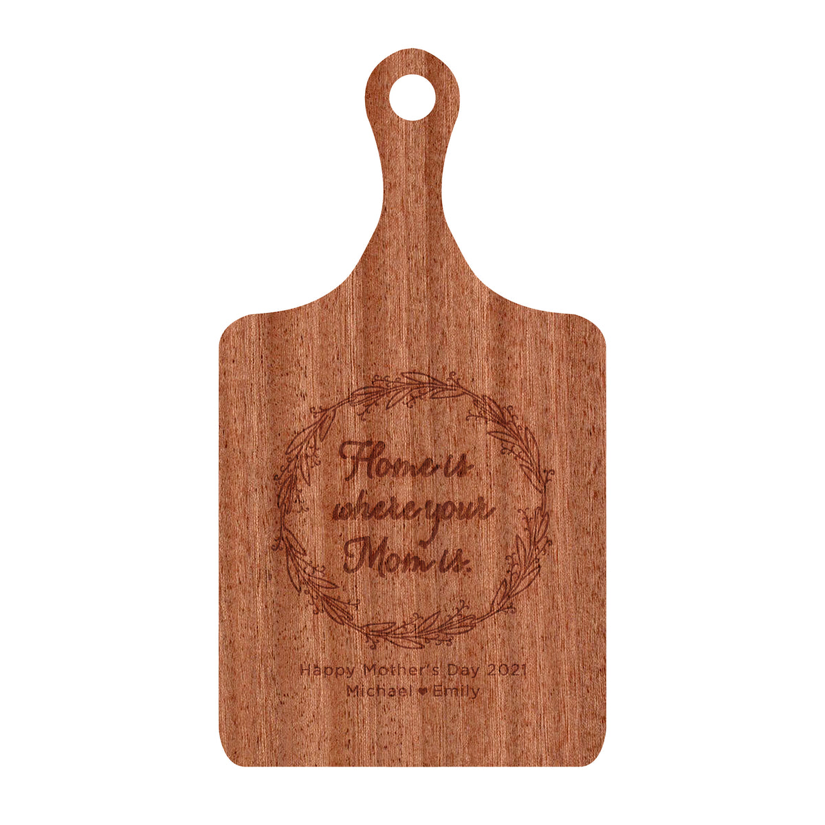 Home Is Where Your Mom Is Cutting Board
