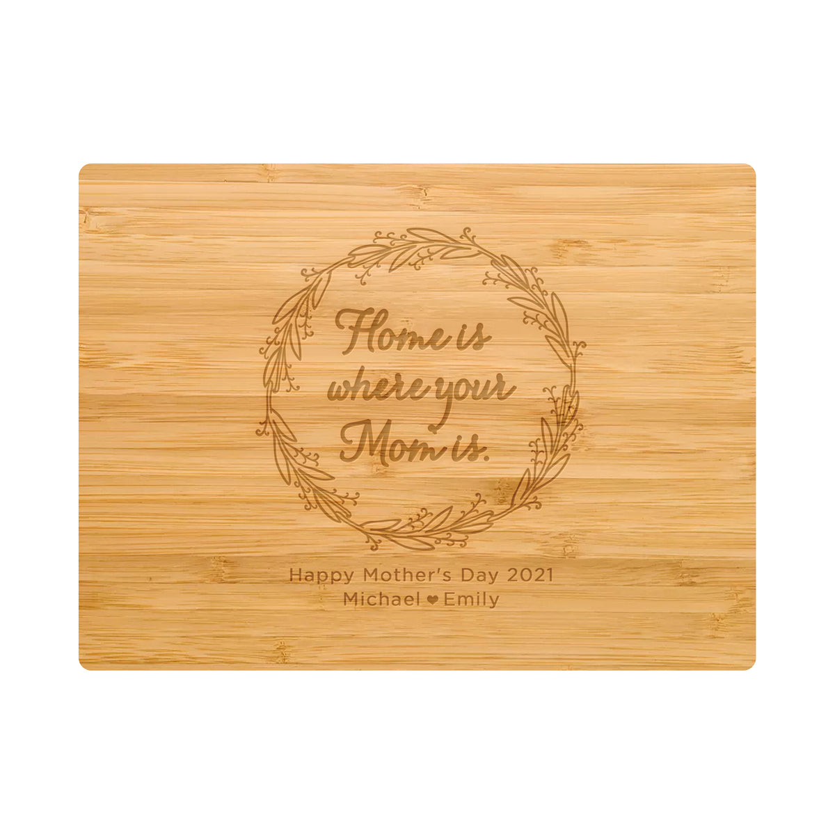 Home Is Where Your Mom Is Cutting Board