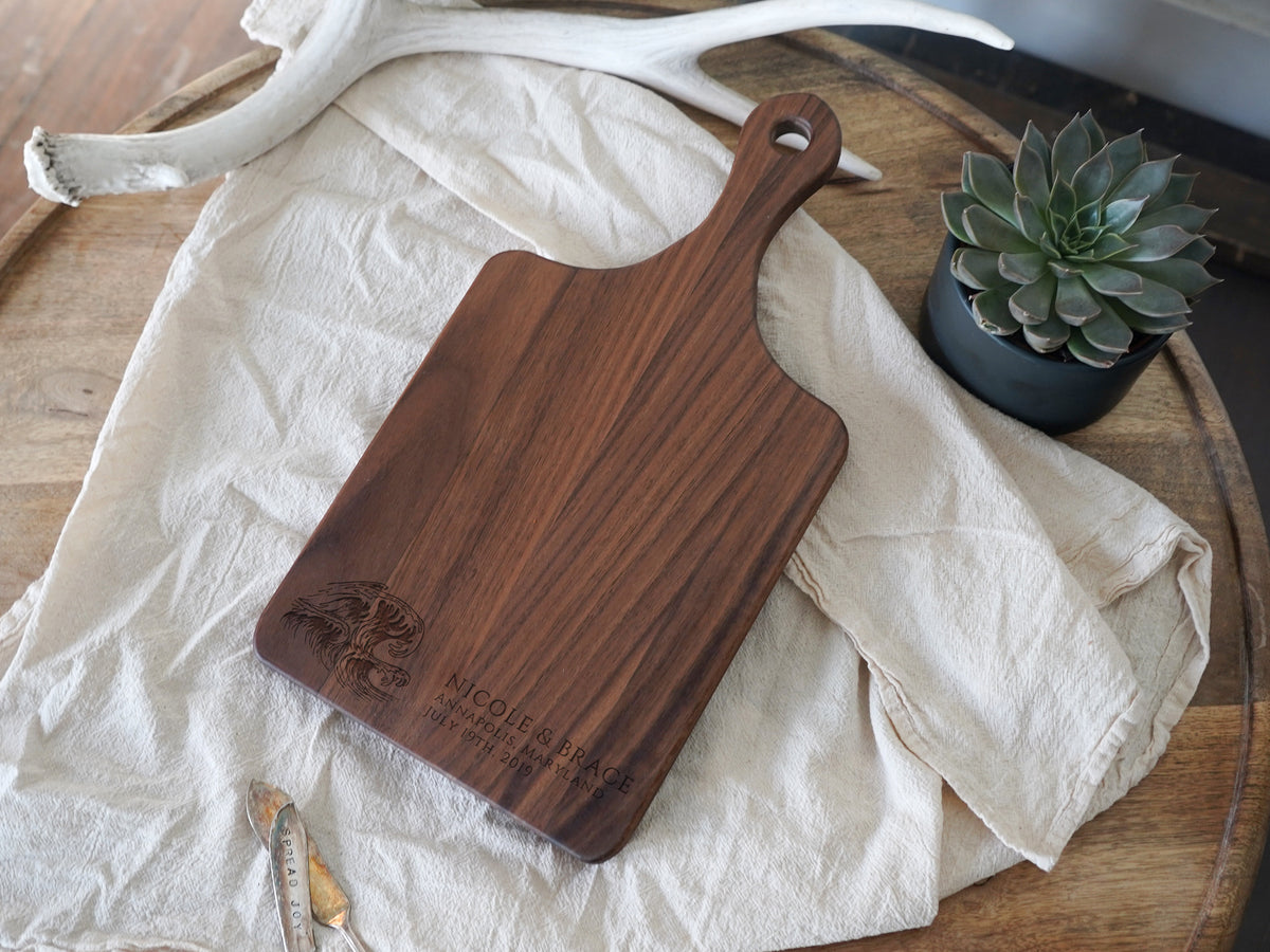 Ocean Wave Wedding Cutting Board