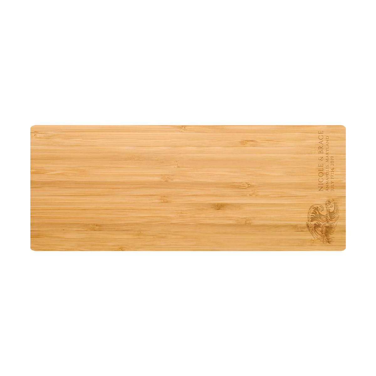 Ocean Wave Wedding Cutting Board