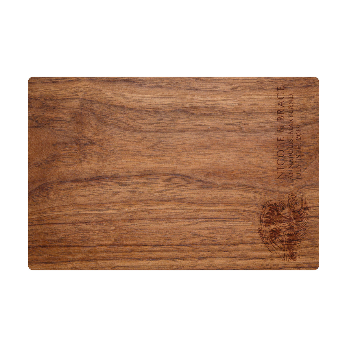 Ocean Wave Wedding Cutting Board