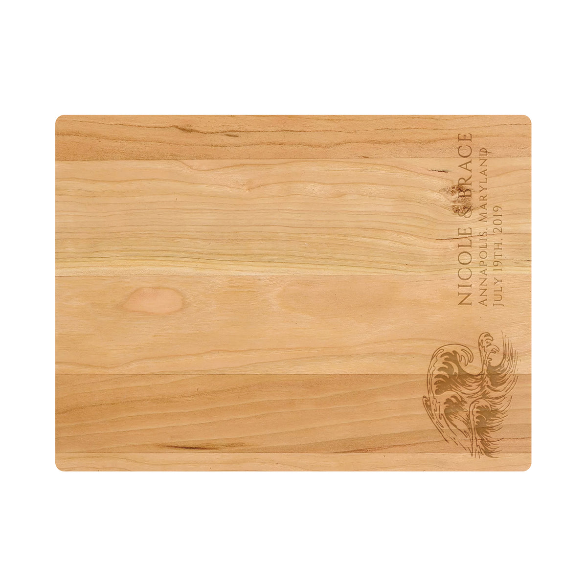 Ocean Wave Wedding Cutting Board