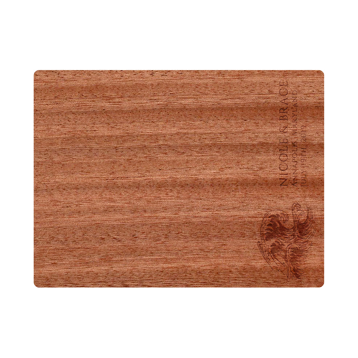 Ocean Wave Wedding Cutting Board