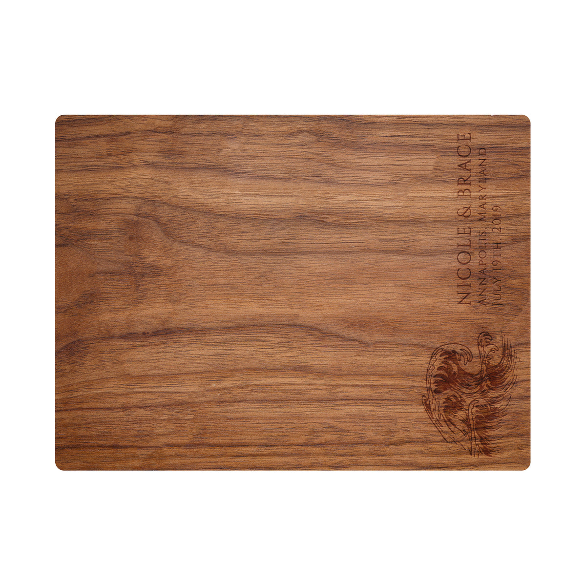 Ocean Wave Wedding Cutting Board