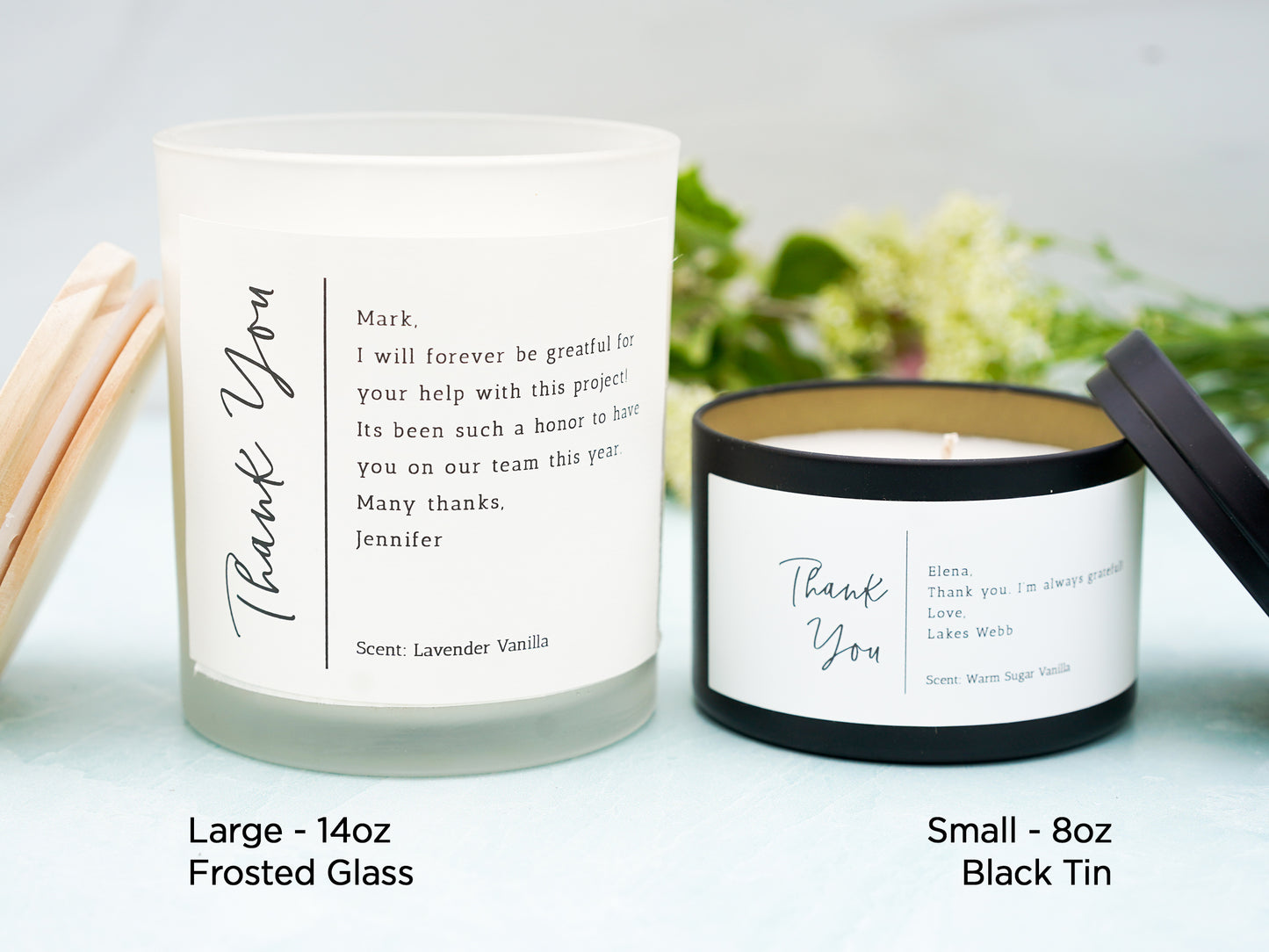 Sympathy & Memorial Candle - C15