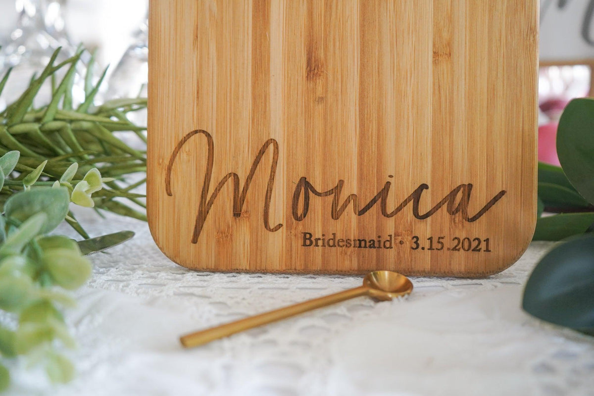 Classic Script Family Name Cutting Board