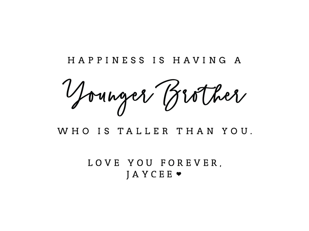 Younger Brother Photo Frame