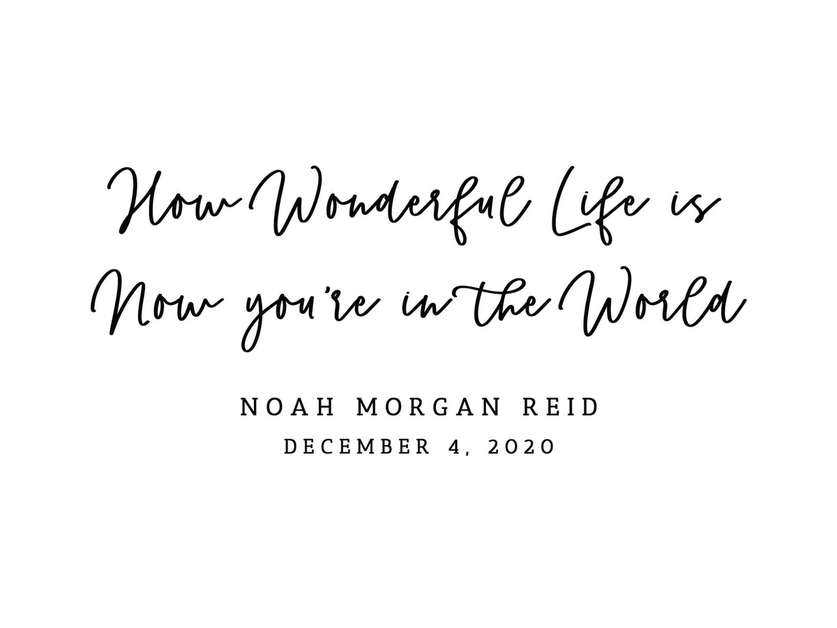 How Wonderful Life Is Child Photo Frame