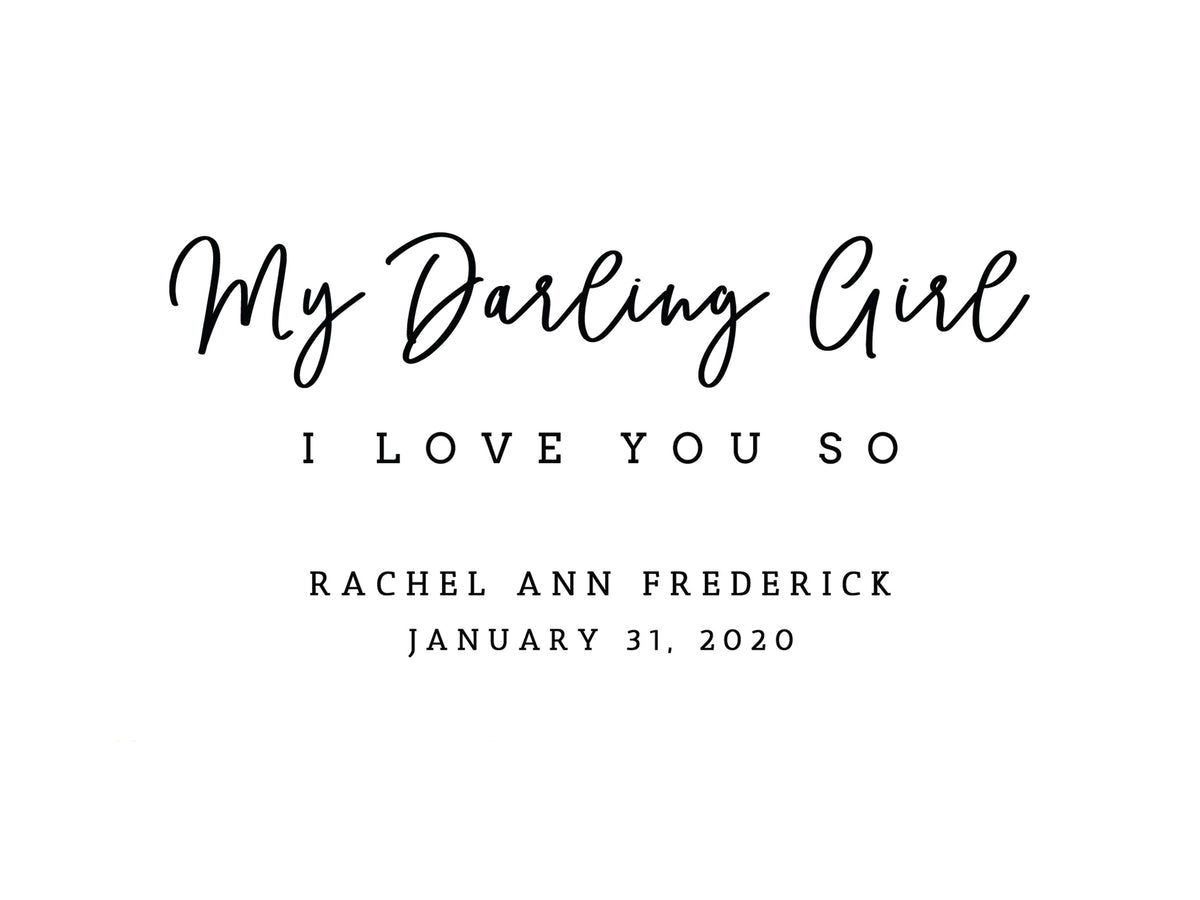My Darling Girl Daughter Photo Frame