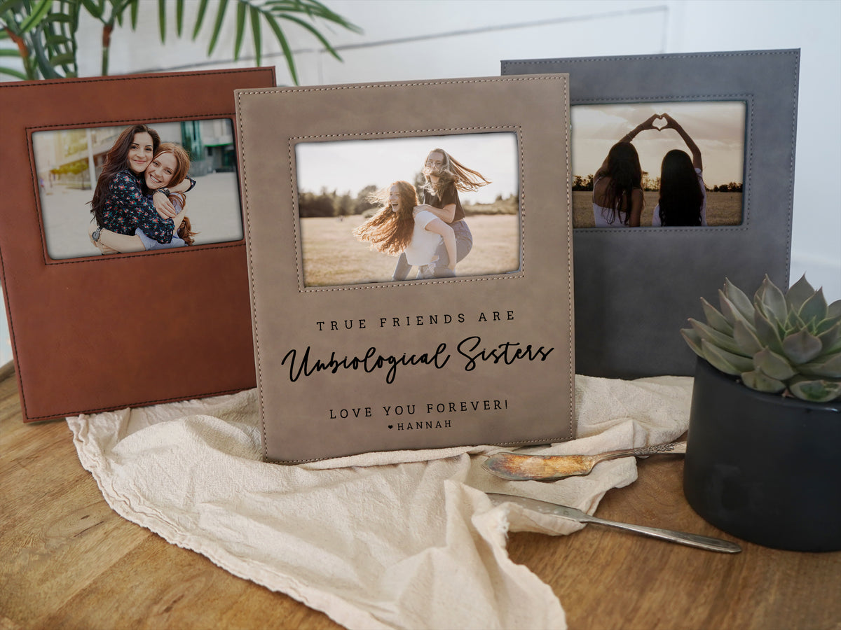 Unbiological Sisters Photo Frame