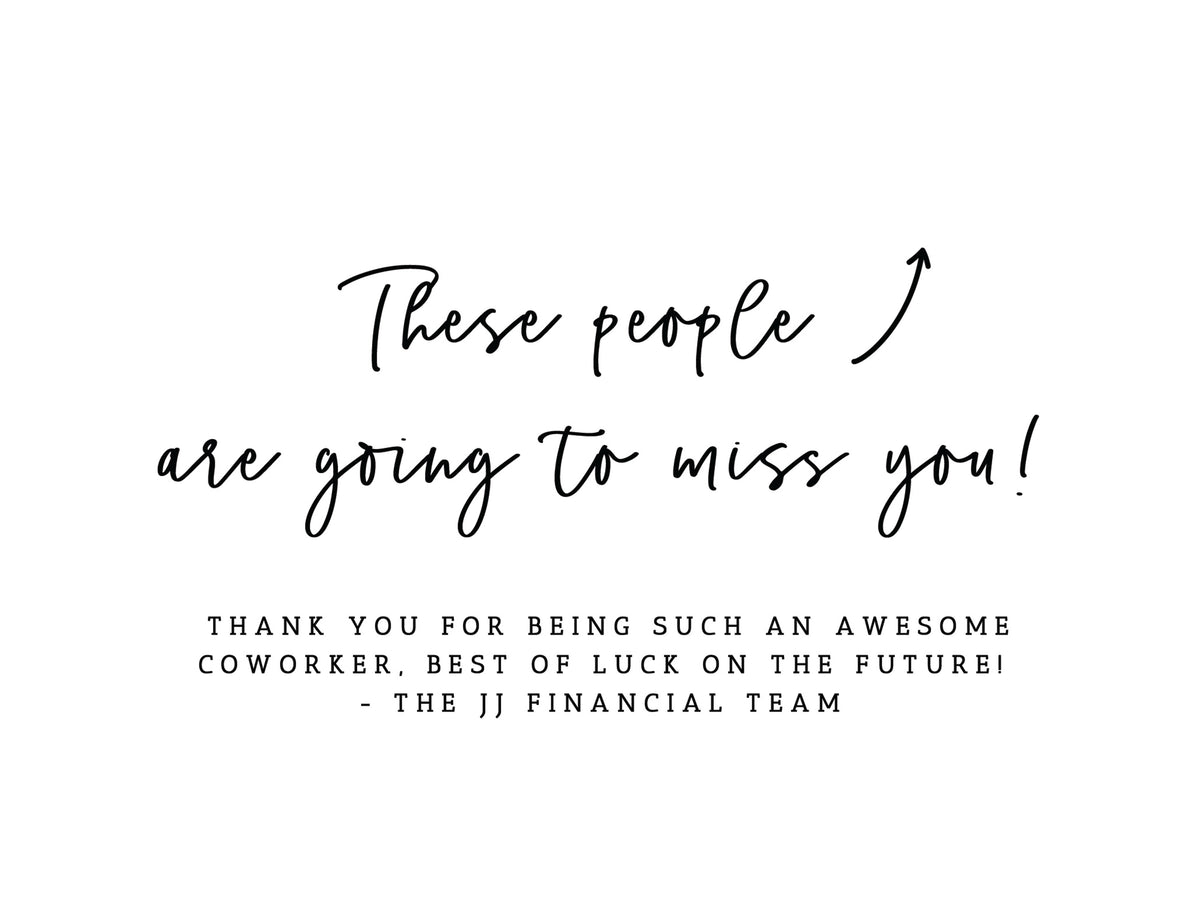 Picture Frame | These People are going to Miss You