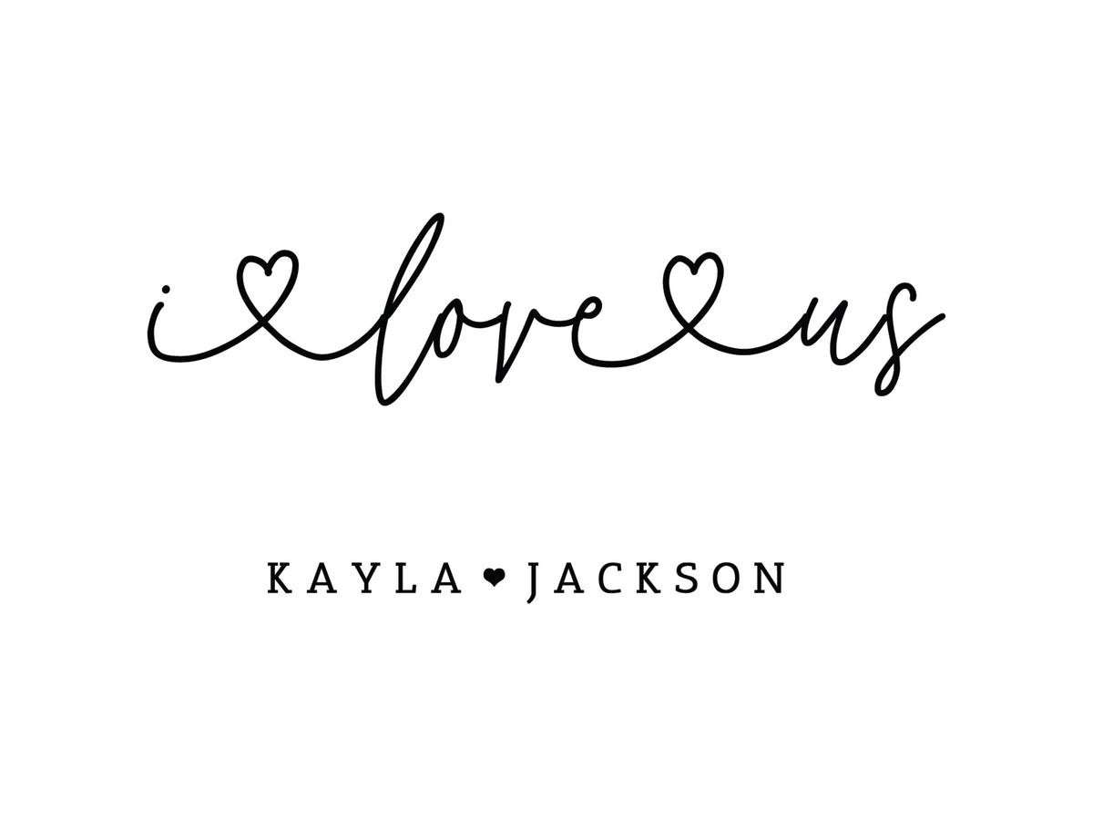 I Love Us Photo Frame