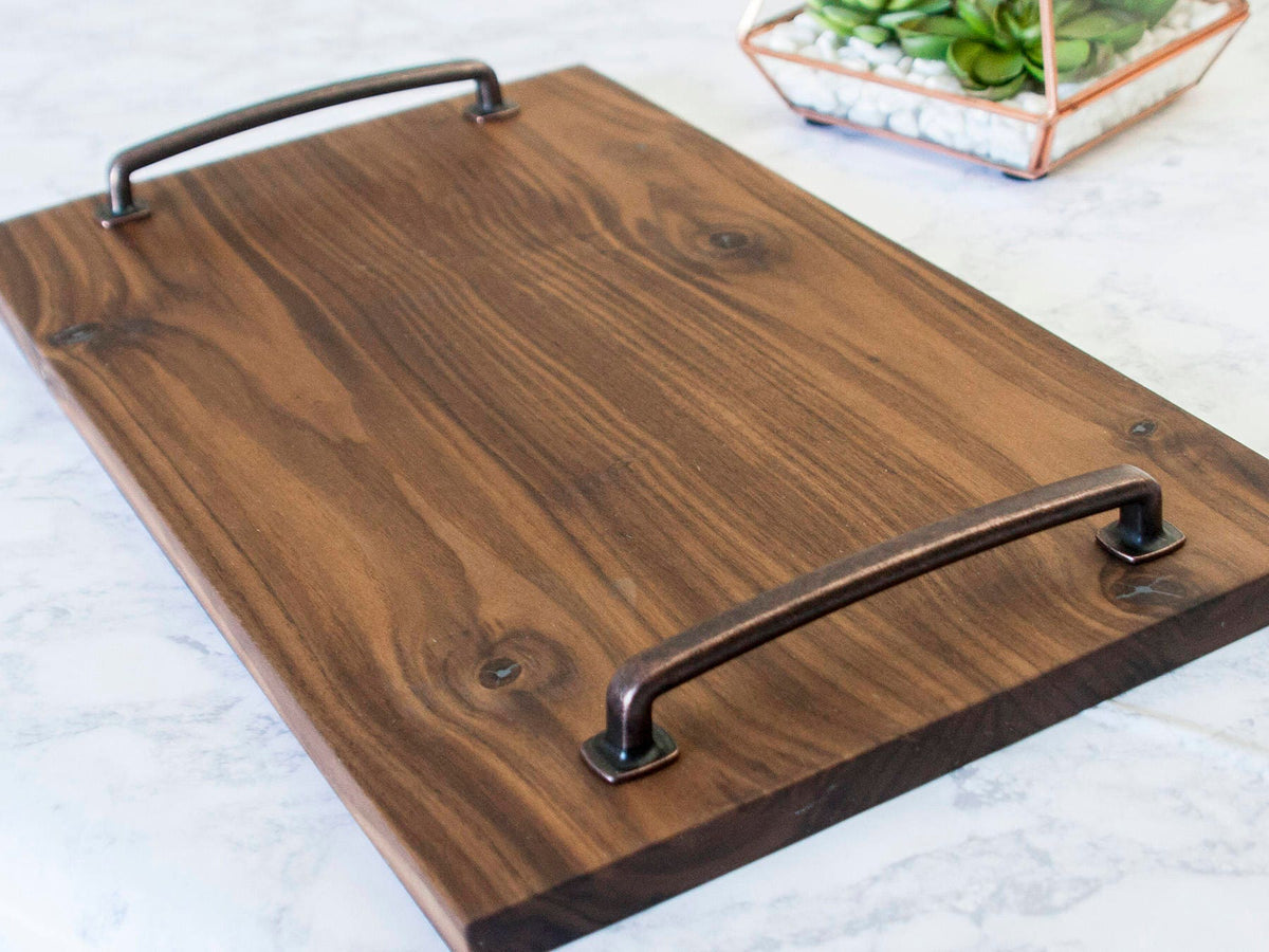 Bridal Shower Gift, Gift for Couple, Personalized Serving Tray, Wood Serving Tray Personalized Serving Platter, Custom wedding gift 060
