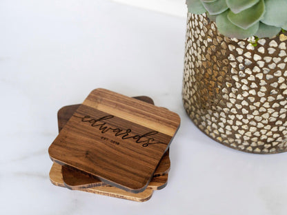 Coasters - Design 001 - Copper Fox Co