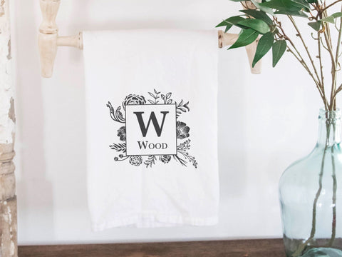 Floral Crest Monogram