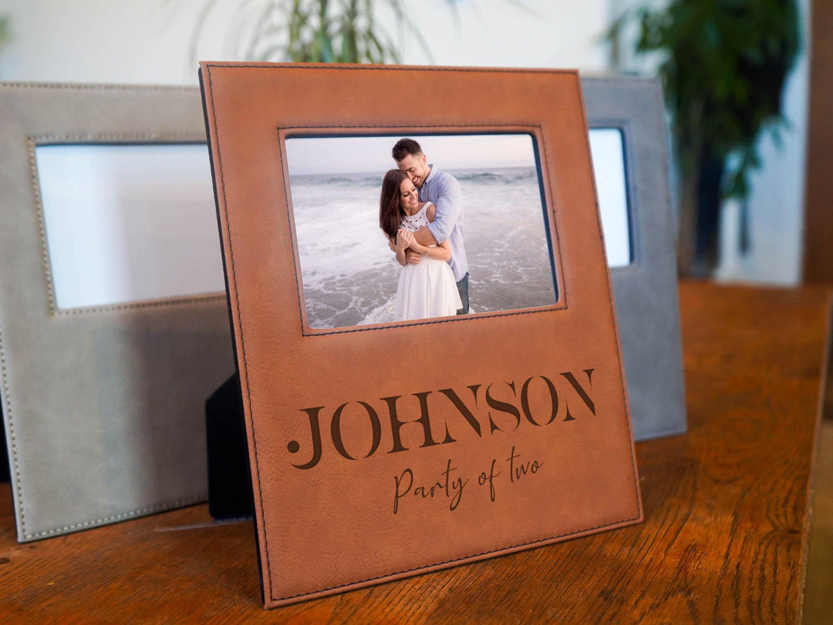 Party of Two Wedding Photo Frame