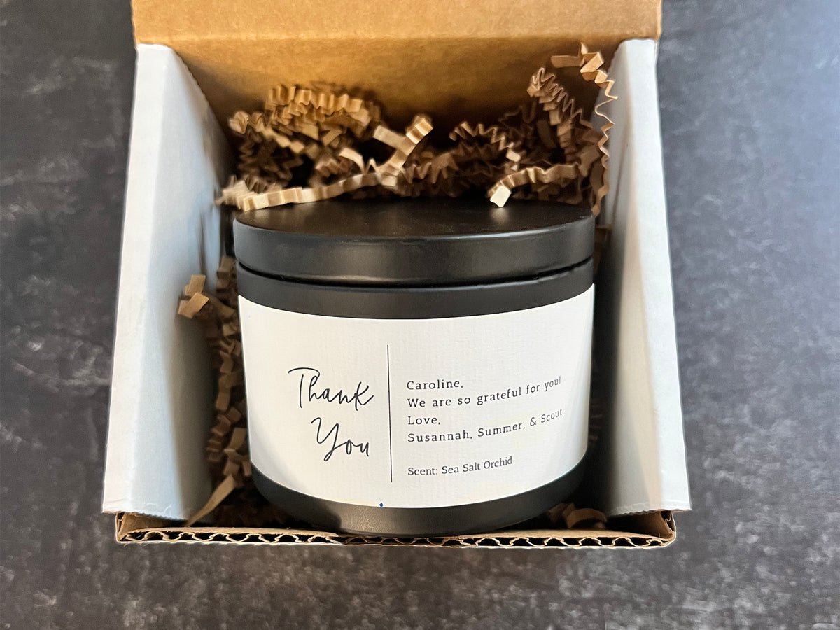 Neighbor Moving Gift Candle