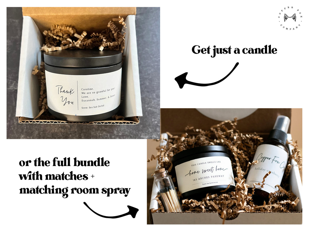 Thank You Gift Candle