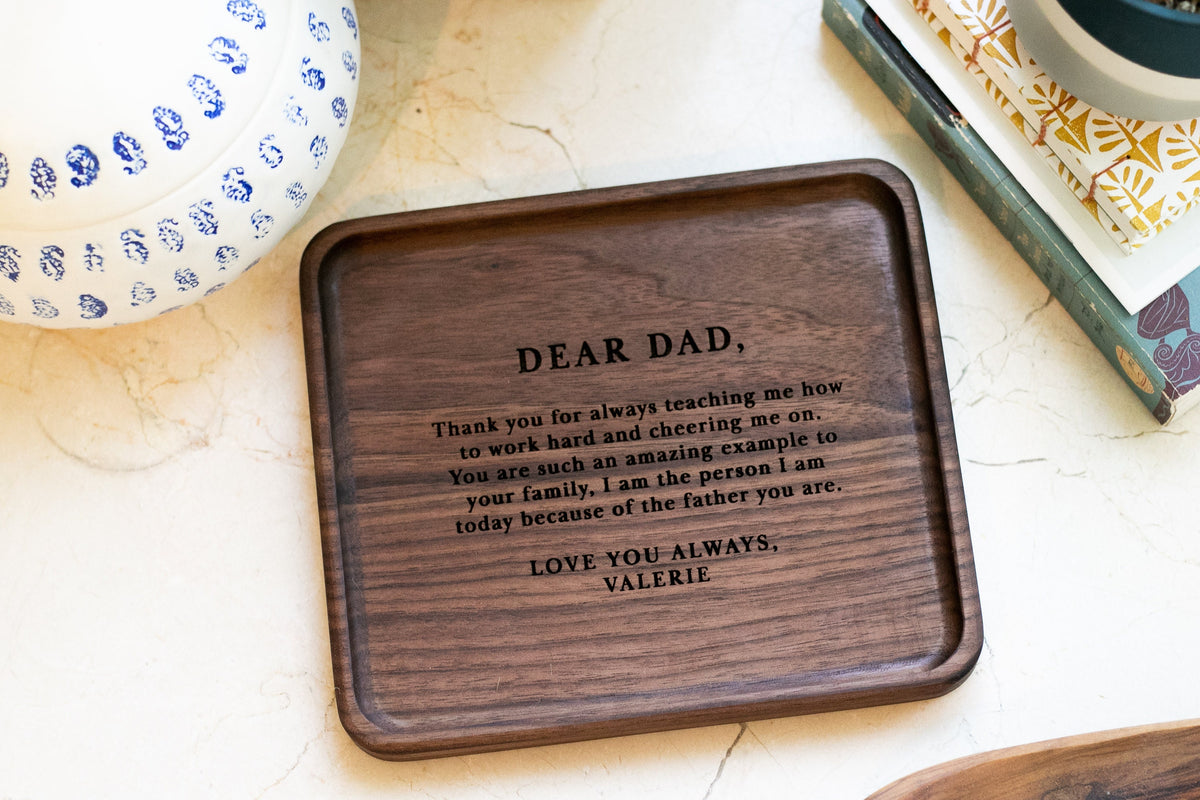 Personalized Message Jewelry Tray