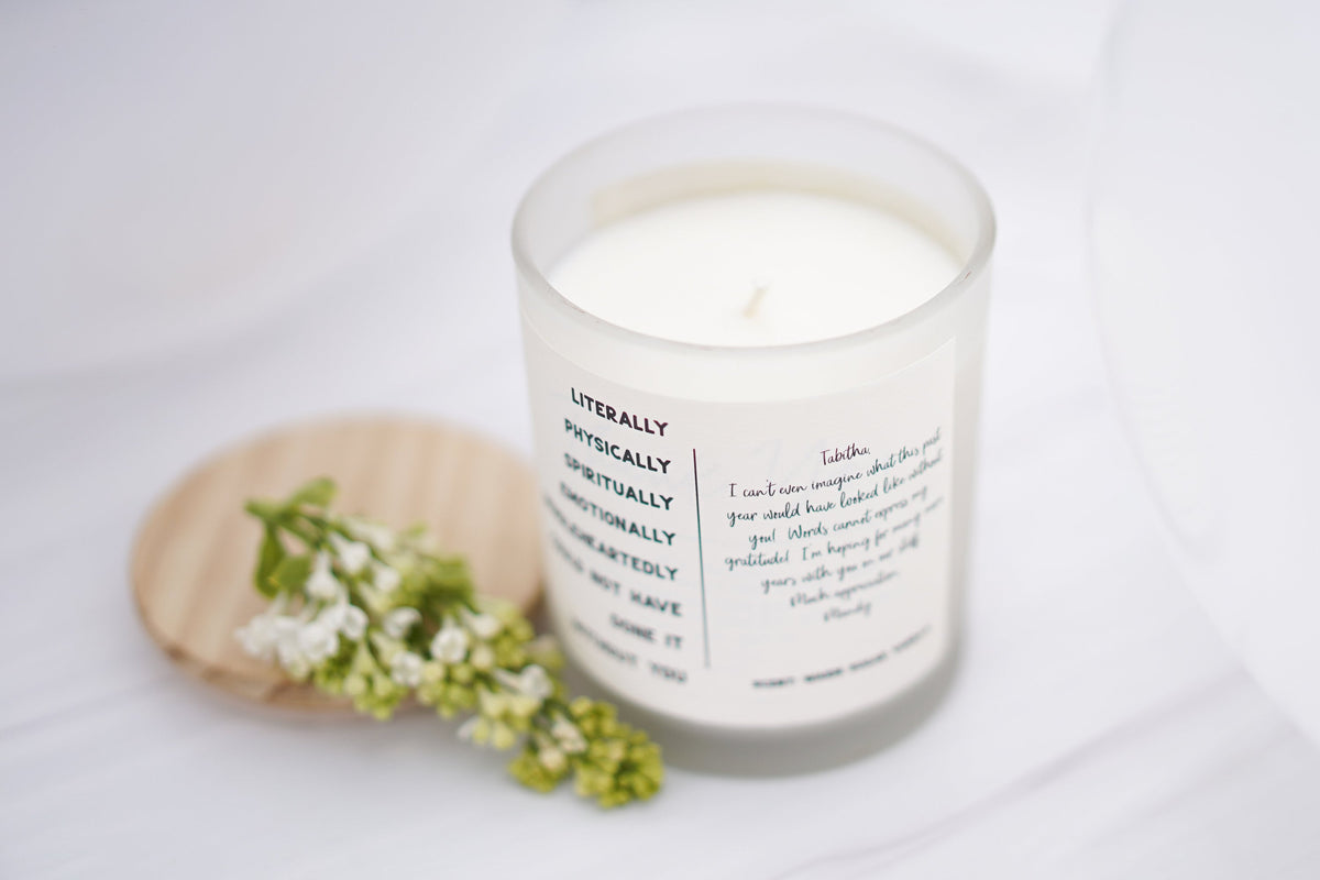 Thank You Gift Candle